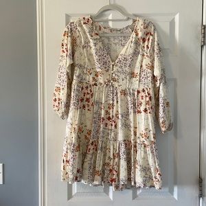 American Eagle Floral Boho Dress - Size S